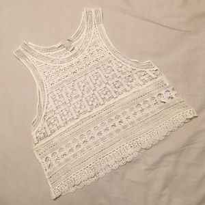 Knit see through croptop